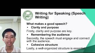 Expository Speech and Blog Writing [upl. by Adnohryt649]