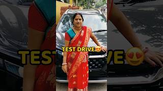 New Car Ka Test Drive😍😍 shorts vlog minivlog car trending [upl. by Isyak]