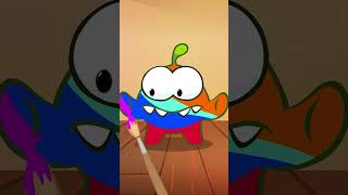 Lets Paint Om Nom  Peinture De Visage Drôle shortsfeed shorts omnomfunnycartoons [upl. by Nnaeus6]