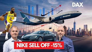 Nike Desaster 15 Aktie  Tesla kratzt an 200 USD Marke  Boeing bald Turnaround [upl. by Seigel]