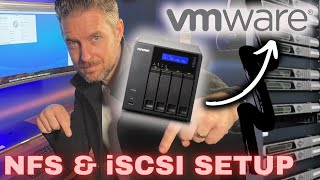How To Connect QNAP NAS To VMware ESXi – NFS Vs iSCSI Explained [upl. by Trauner]