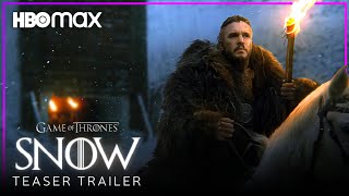 SNOW  Teaser Trailer  Game of Thrones Sequel  Jon Snow Spinoff Series  HBO Max [upl. by Eiddet]