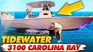 The Worlds LARGEST Bay Boat AllNew 3100 Carolina Bay by Tidewater Review  Pricing [upl. by Chandler]