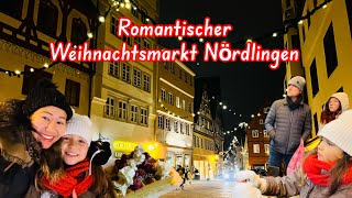 Weihnachtsmarkt Nördlingen เที่ยวงานคริสต์มาส เดินเล่น กินเที่ยว [upl. by Leila]