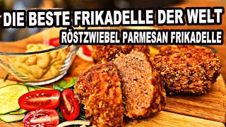 Röstzwiebel Parmesan Frikadellen die BESTE Frikadelle  The BBQ BEAR [upl. by Auqined]