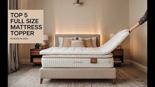 Top 5 Best Full Size Mattress Toppers Reviews of 2024 [upl. by Sharl]