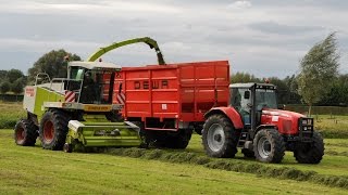 Claas Jaguar 860  Loonw Demeyer  gras hakselen [upl. by Lund]