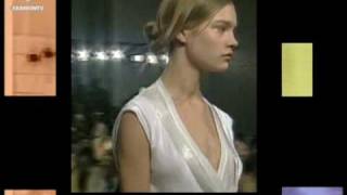 fashiontv  FTVcom  MODELS NATALIA VODIANOVA FEM AH 20022003 [upl. by Ifok]