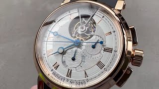 Breguet Marine Tourbillon Chronograph 5837 Breguet Watch Review [upl. by Pillihp988]