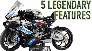 5 Groundbreaking Features of the LEGO Technic BMW M1000 RR 42130 Motorcycle [upl. by Herwig]