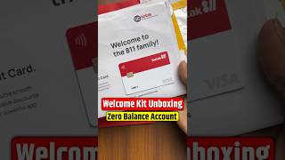 Kotak 811 Welcome Kit Unboxing [upl. by Minny]