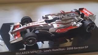 Diecast F1 124  Mclaren Mercedes 2008 Lewis Hamilton  F1 Centauria Leggendarie auto da corsa [upl. by Fronniah]