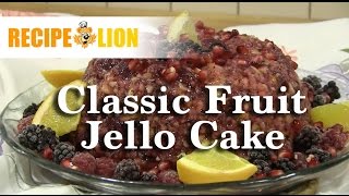 Grandmas Classic Fruit Jello Cake [upl. by Dulla299]