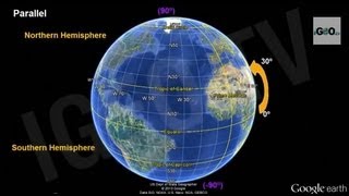 Earth Parallels and Meridians Latitude and Longitude IGEO TV [upl. by Bonaparte]