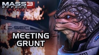 Mass Effect 3 Citadel DLC Meeting Grunt version 1 [upl. by Aidualk161]