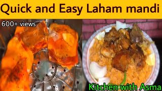 Quick and Easy Restaurant Style Laham mandi Recipe at home  recipe by Kitchen with Asma [upl. by Abijah]