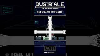 Refusing to Fight Sans  DustTale The Murderous Comedy  Shorts [upl. by Farrish]