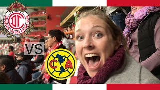 Gringos in Estadio Toluca América vs Toluca ⚽️ [upl. by Schonfield754]