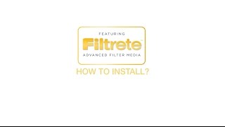 3M Filtrete installation [upl. by Kellyn623]