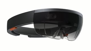 See Microsofts new HoloLens in action [upl. by Eelinej]