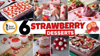 6 Strawberry Desserts Ramadan Recipe Ideas Food Fusion [upl. by Grogan664]