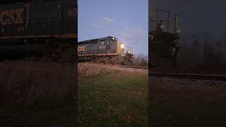 CSX 4070 at sunset train [upl. by Hillie]