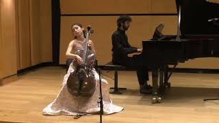 Nahar Eliaz Beethoven Sonata for Piano and Cello op 69 no3 2nd amp 3rd mov [upl. by Trev]