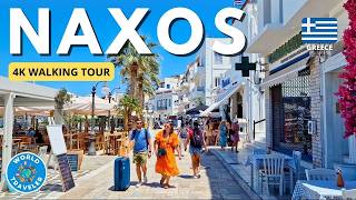 Naxos Greece 4K Walking Tour Discover the Magic of the Cyclades 🇬🇷 [upl. by Ttessil]