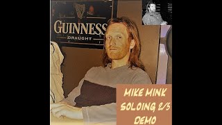 Guest Mike Mink Demos Soloing Over 25  Wayne Thompson guitar lesson in Lancaster Pa [upl. by Mic]