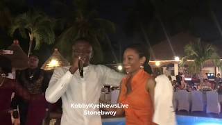 Nana Konadu Agyeman Rawlings and her daughter Zanetor Join Stonebwoy On the Dance floor [upl. by Anaugal]