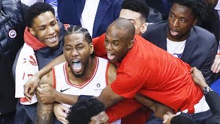 Kawhi Leonard CRAZY GAMEWINNER  Game 7  Raptors vs 76ers  2019 NBA Playoffs [upl. by Orgel]