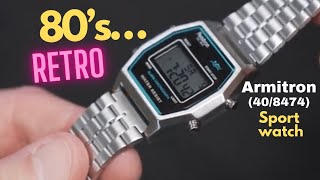 Armitron Sport Retro Digital Watch quotRubikquot Unboxing  408474 [upl. by Oelak]