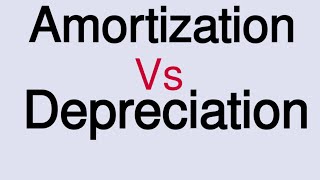 Amortization vs Depreciation [upl. by Eitsirhc505]