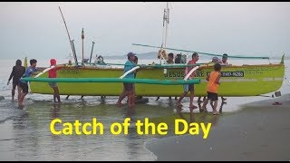 Catch of the Day at Bauang La Union  Philippines Travel [upl. by Mace]