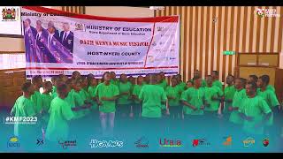 TWAJIVUNIA CHOIR PERFOMANCE BY THE NYERI NATIONAL POLYTECHNIC 2023 KMF [upl. by Eimar206]