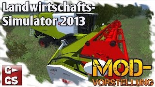 LS13 Mod Claas Lexion 750 mit Autopilot Modvorstellung Landwirtschafts Simulator 2013 [upl. by Aicilegna]