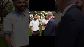 Australias PM hosted a Reception for PM XI and India at Manuka Ovalviratkohli cricketrohitsharma [upl. by Gloria258]