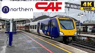 Northern Rail BarrowInFurness to Manchester Airport CAF British Rail Class 195 Civity 195110 [upl. by Millan]