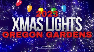 Oregon Gardens Christmas Lights 2023 [upl. by Eeloj591]