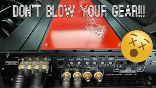 How to setup your amp for beginners Adjust LPF HPF Sub sonic gain amplifier tune dial in [upl. by Lehcir]