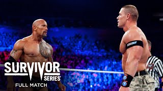 FULL MATCH  John Cena amp The Rock vs The Miz amp RTruth Survivor Series 2011 [upl. by Etem]