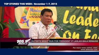 1059 BALITA FM Top Stories November 17 2015 [upl. by Alesandrini983]