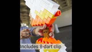 Nerf Minecraft Sabrewing Bow Review Unleash the Power of Minecraft with Motorized Dart Blasting [upl. by Matless]