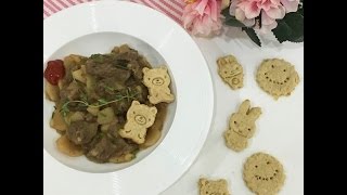 Homemade stovies with Scottish oatcakes Recipe Video [upl. by Dulci]