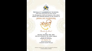 Royale Cambridge School M9988948948 [upl. by Anelehs]