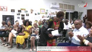 CEREMONIE DE MISE A LHONNEUR DE MARYSE CONDE ET KLOD KIAVUE [upl. by Ennovart254]