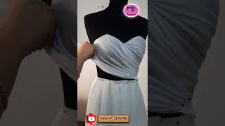 Quick Guide to Moulage on a Mannequin  Easy Fashion Draping Tutorial [upl. by Docilla]