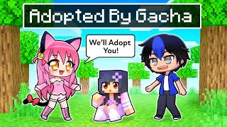 Adopted By GACHA STORIES In Minecraft [upl. by Niala]