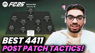 POST PATCH BEST META 4411 FORMATION AND CUSTOM TACTICS  FC 25 ULTIMATE TEAM [upl. by Heriberto324]