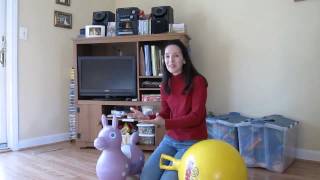 Gymnic Hop 45 amp Rody Inflatable Horse [upl. by Nolyarb]